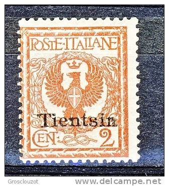 Tientsin 1918-19 SS 6 N. 5 C. 2 Bruno Rosso  MLH Cat. € 60 - Tientsin