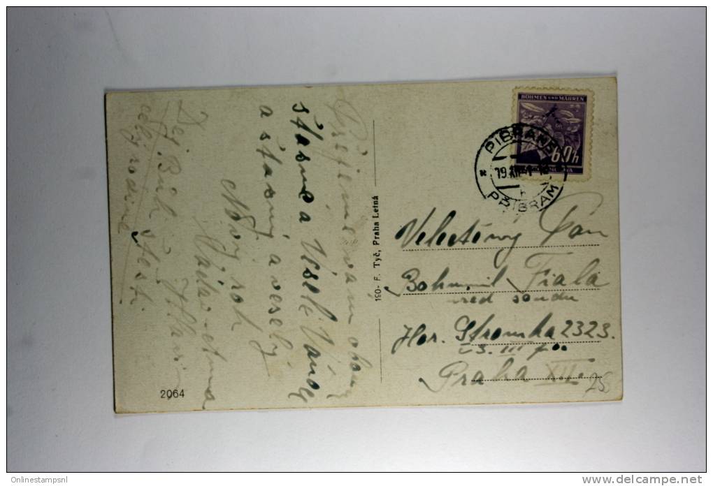 Germany: Böhmen Und Mähren 1941 Pibrans Postcard - Lettres & Documents