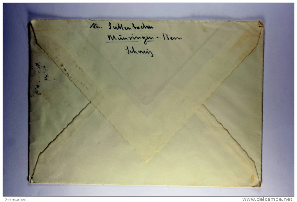 Switserland  Cover 1945 Mosingen To Gallarah Italia, Mixed Stamps. - Covers & Documents