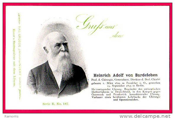 PC5899 UB Postcard: DGJ: Surgeon Heinrich Von Bardeleben - Other & Unclassified