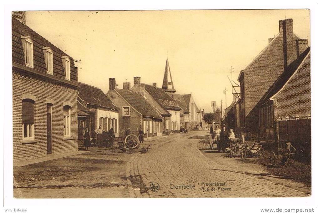 "Crombeke - Provenstraat / Rue De Proven" - Poperinge