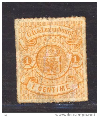 Luxembourg  :  Mi  16  *         ,   N2 - 1859-1880 Stemmi