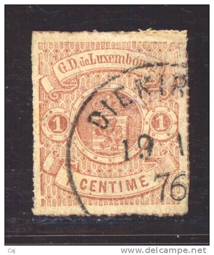 Luxembourg  :  Mi  16 B  (o) - 1859-1880 Stemmi