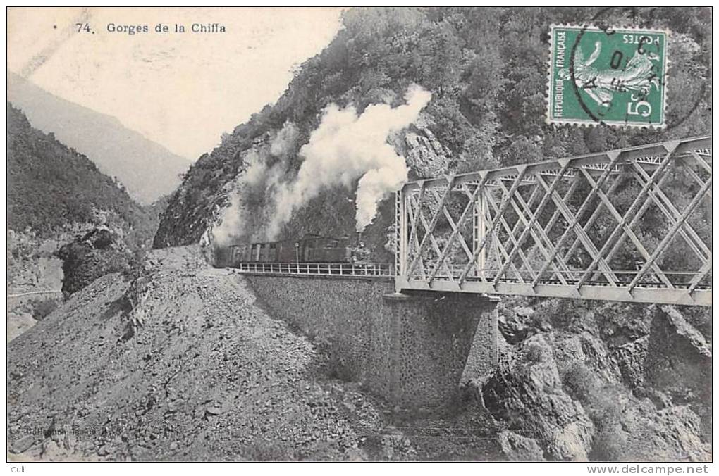 Afrique-Algérie  (Blida) Gorges De La Chiffa  (chemin De Fer Train Vapeur)(Collection Idéale P-S N°74)*PRIX FIXE - Blida