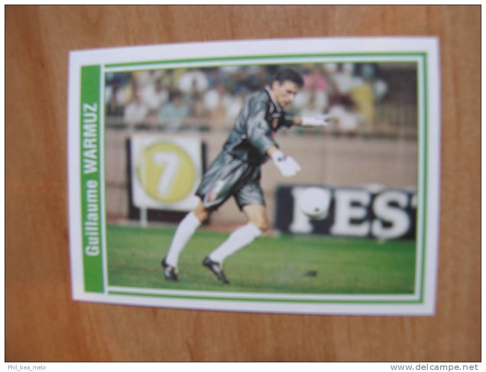 FOOT STICKER FRANCE PANINI SUPERFOOT 1999/2000 - N°028 GUILLAUME WARMUZ - RC LENS - STICKER NEUF - Edition Française