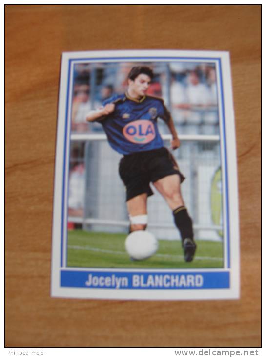 FOOT STICKER FRANCE PANINI SUPERFOOT 1999/2000 - N°058 JOCELYN BLANCHARD - RC LENS - STICKER NEUF - Edition Française