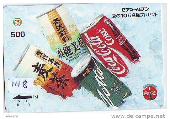 Télécarte Japon * COCA COLA  (1118) JAPAN PHONECARD * TELEFONKARTE * COKE * - Publicidad