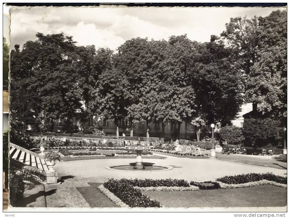 EPERNAY . Jardins De L'Hôtel De Ville - CPM Dentelée. - Epernay