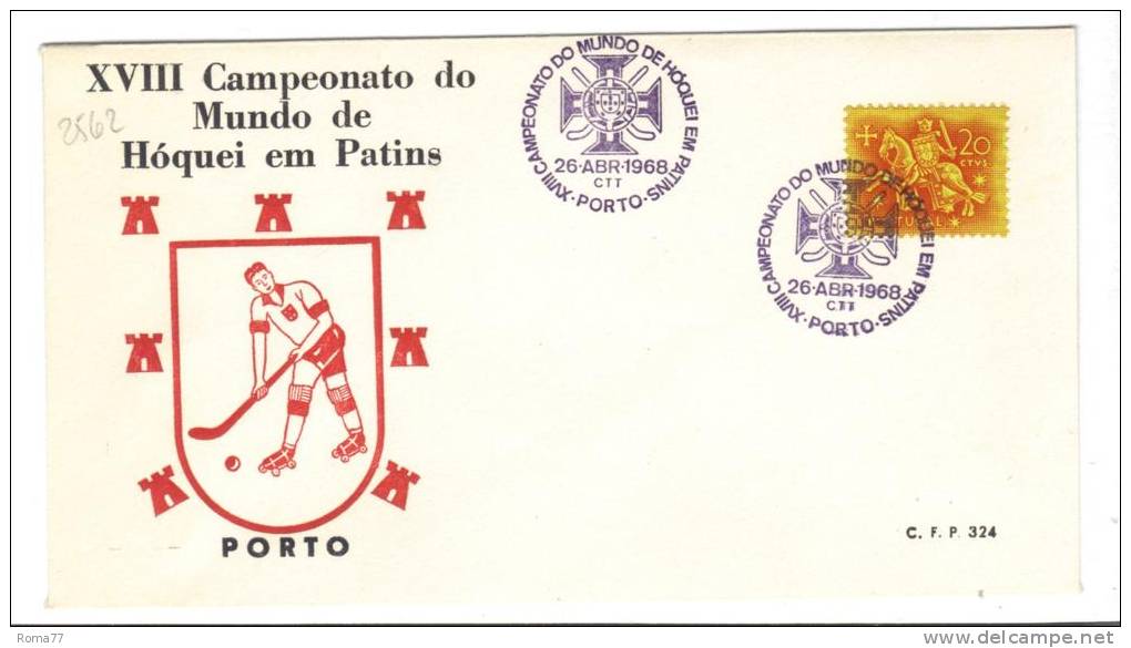VER2562 -  PORTOGALLO 26/4/1968 , Porto Campionati Mondiali  Hockey - Rasenhockey