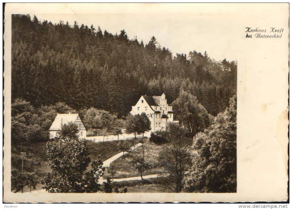 Germany-Postcard 1951-Lauf-bei Unterachtel -Gaststätte Hans Kraft-2/scans - Lauf