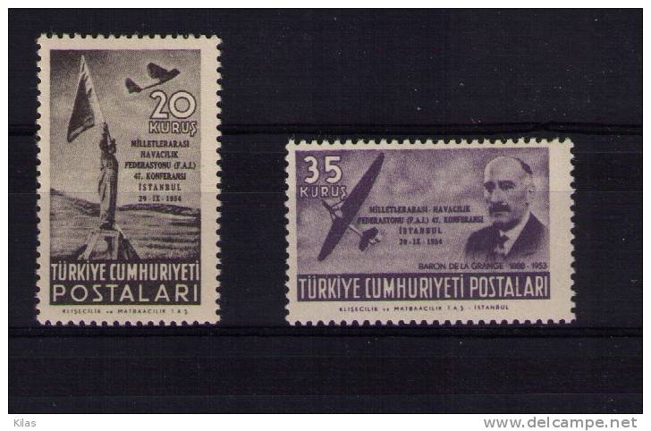 TURKEY 1954 Aeronautic Conference MNH - Luftpost