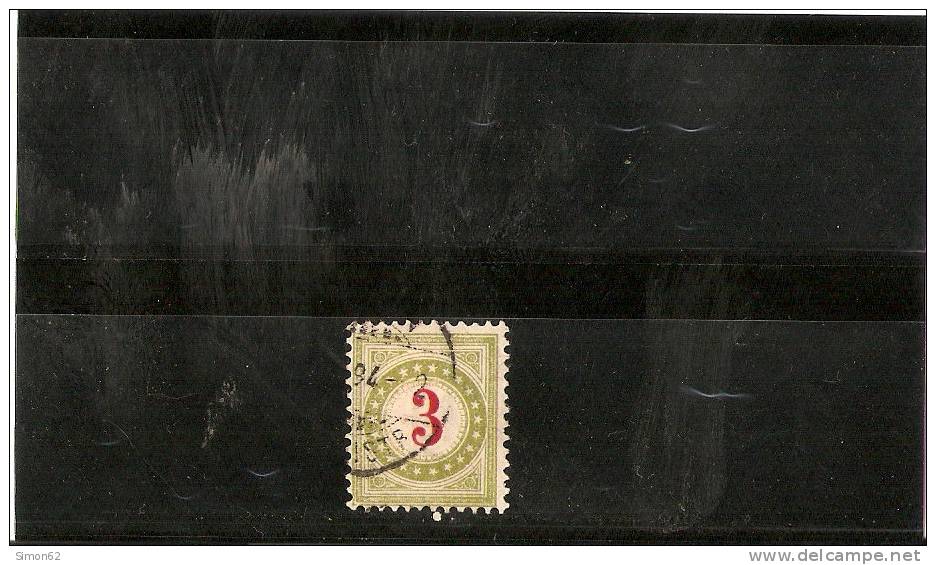 SUISSE TIMBRES TAXE N 21 OBLITERE - Postage Due