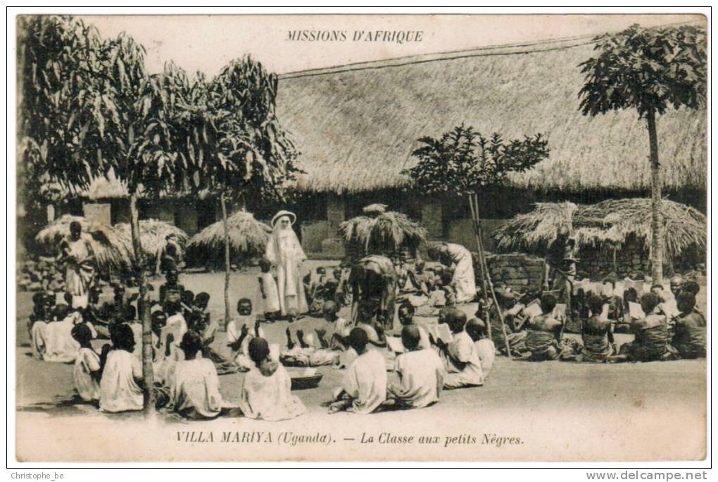 Missions D'Afrique, Villa Mariya (Uganda) La Classe Aus Petits Nègres (pk11867) - Missions