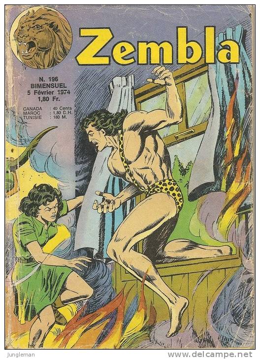 Zembla N° 196 - Avec Aussi Les Chineurs Et Bill & Barry - Editions LUG à Lyon - Février 1974 - BE - Zembla