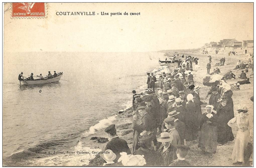 COUTAINVILLE . UNE PARTIE DE CANOT - Autres & Non Classés