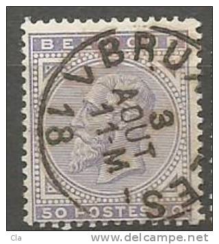 41  Obl  BXL   40 - 1883 Leopold II
