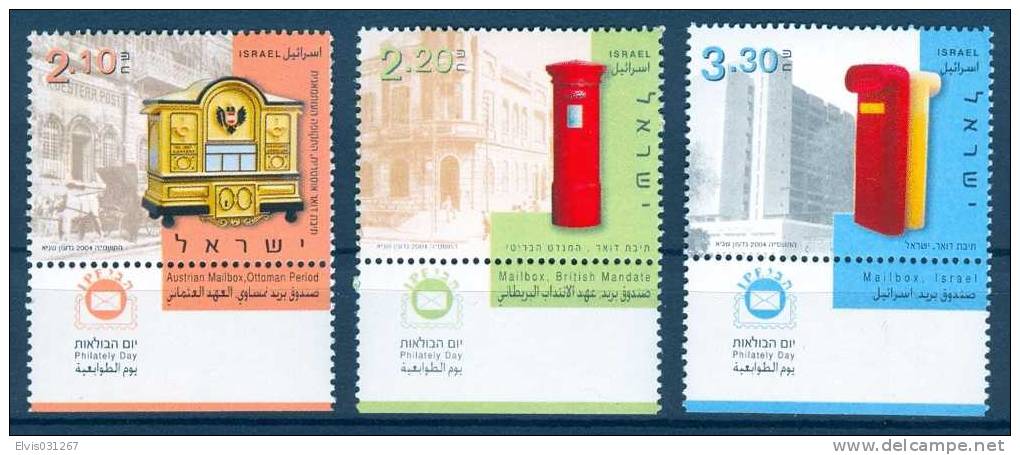 Israel - 2004, Michel/Philex No. : 1801-1803 - MNH - *** - - Unused Stamps (with Tabs)