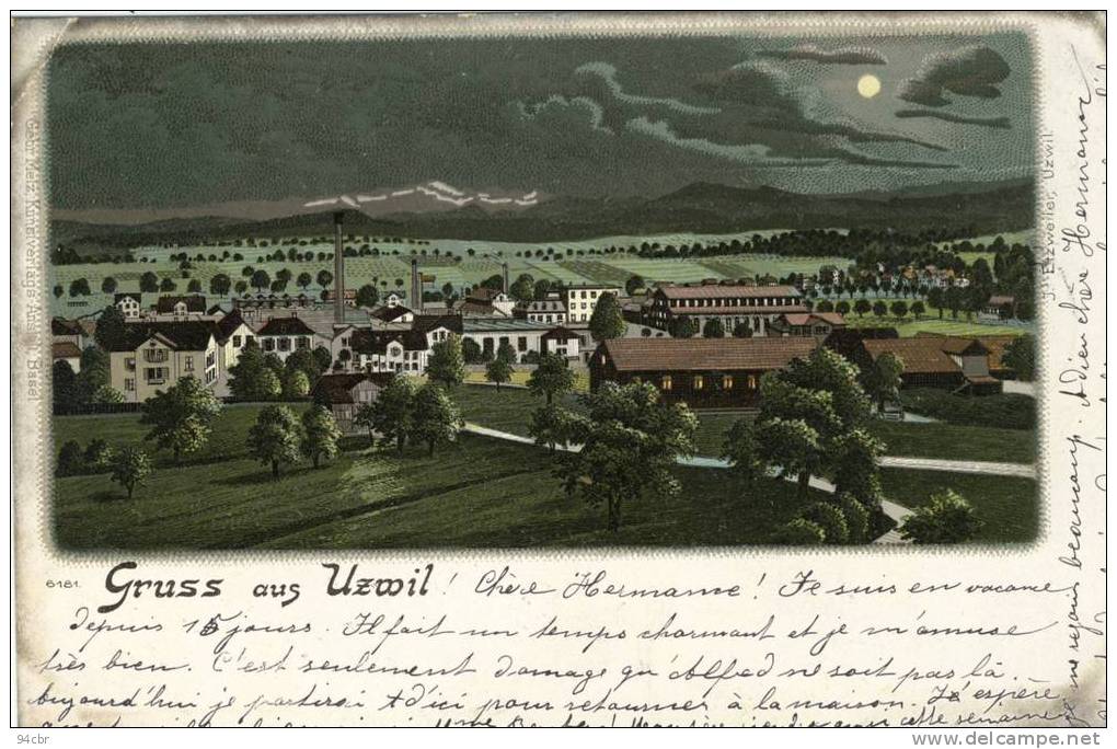 CPA (suisse)  GRUSS AUS  UZWIL - Uzwil