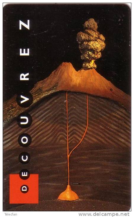 CARTE ENTREE MAGNETIQUE CITE DES SCIENCES GEODE PARIS VOLCAN VOLCANO - Volcanes