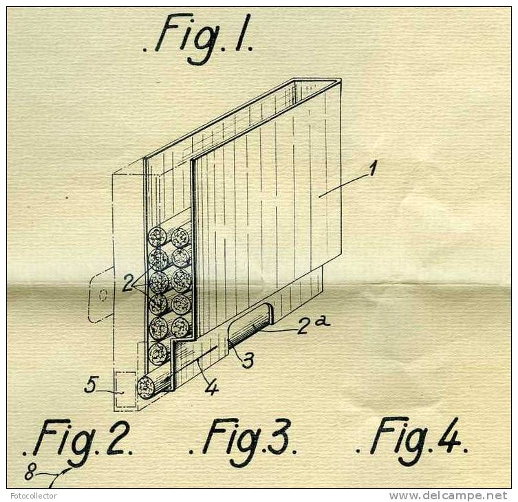 Brevet D'invention  "Distributeur De Cigarettes Ou Autres Articles Similaires" 1931 - Documents