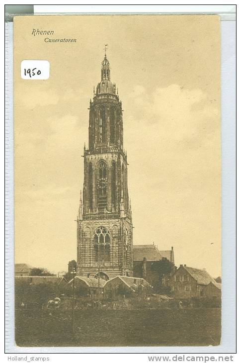 RHENEN * CUNERATOREN * ANSICHTKAART * CPA (1950) Gelopen In 1915 Van ARNHEM Naar DOKKUM * NVPH NR 55 - Rhenen