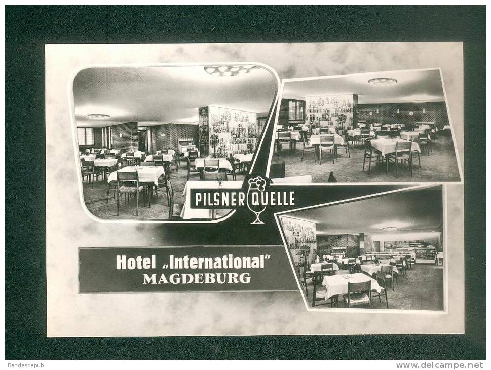 Allemagne - MAGDEBURG - Hotel International - Pilsner Quelle  (Verlag Konsum Foku ) - Magdeburg