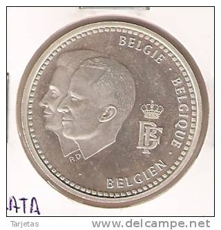 MONEDA DE PLATA DE BELGICA DE 250 FRANCOS DEL AÑO 1996  (COIN) SILVER-ARGENT - 250 Francs