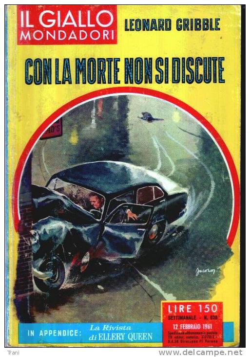 GIALLI  MONDADORI - 5 Libri Usati  - (3) - Krimis