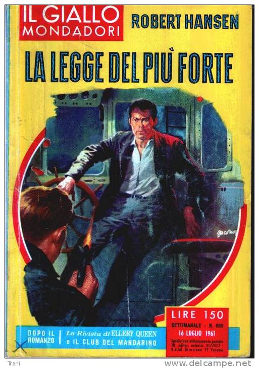 GIALLI  MONDADORI - 5 Libri Usati  - (3) - Thrillers