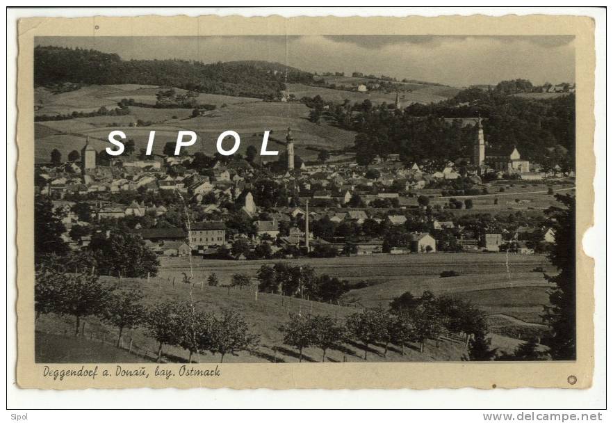 Deggendorf A. Donau Bay. Ostmark Ecrite Par Un M" Malgré Nous " En 1944 Feldpost Tampon  Du Reich - Deggendorf