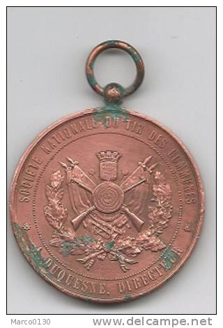 Médaille "Société Nationale Du Tir Des Communes" - Professionnels / De Société
