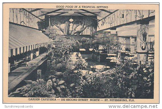 Florida Saint Petersburg Good Food In A Tropical Setting 1948 - St Petersburg