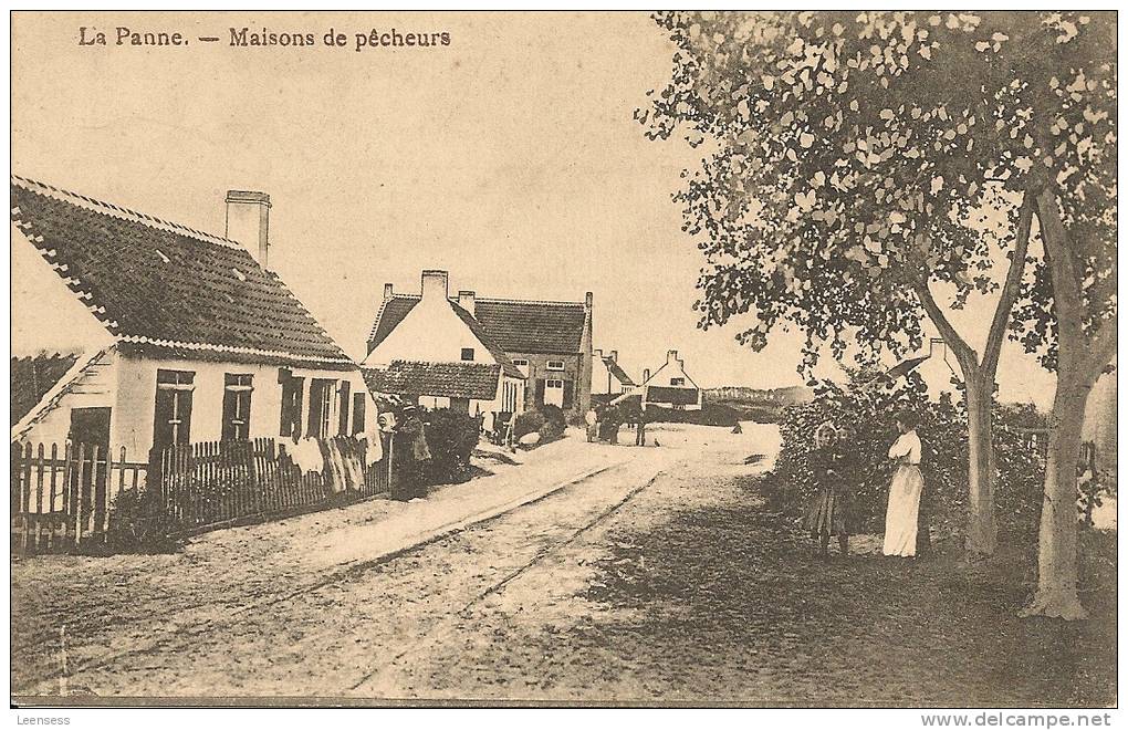 De Panne, Maisons De Pêcheurs. - De Panne