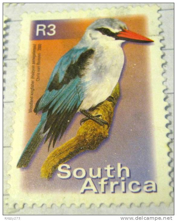 South Africa 2000 Bird Woodland Kingfisher 3r - Used - Used Stamps