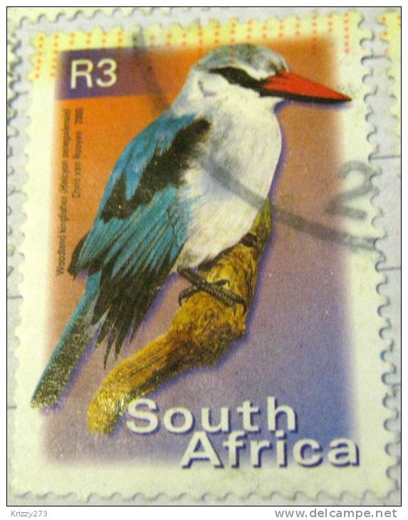 South Africa 2000 Bird Woodland Kingfisher 3r - Used - Used Stamps