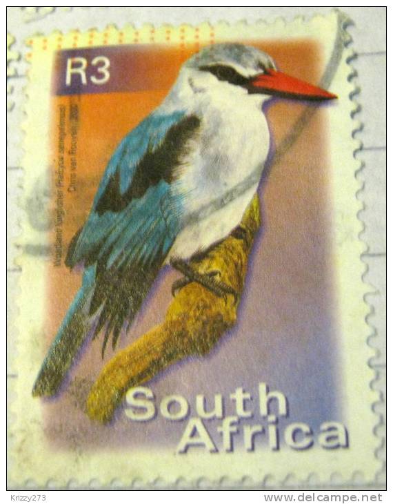 South Africa 2000 Bird Woodland Kingfisher 3r - Used - Gebruikt