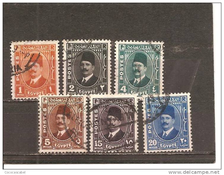 Egipto - Egypt. Nº Yvert  172-75, 177-78 (usado) (o) - Used Stamps