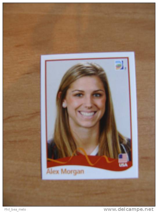 FOOT STICKER GERMAN PANINI FIFA WOMEN´S WORLD CUP 2011 - N°196 Alex Morgan - USA - STICKER NEUF - Edition Allemande