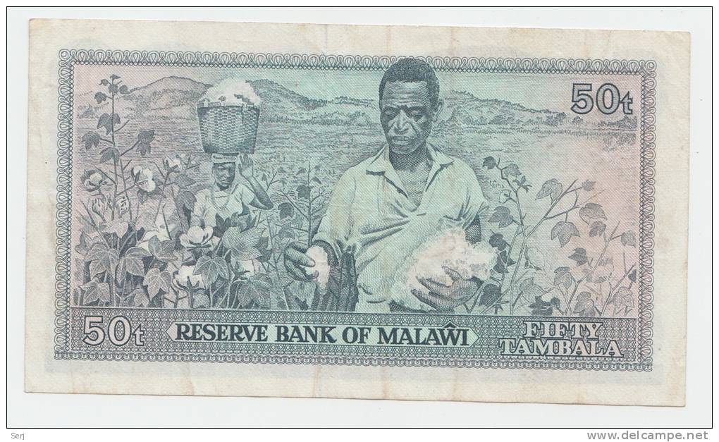 MALAWI 50 TAMBALA 1978  VF+ P 13b - Malawi