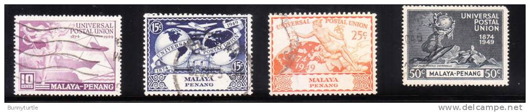 Malaya Penang 1949 UPU Issue Omnibus Used - Penang