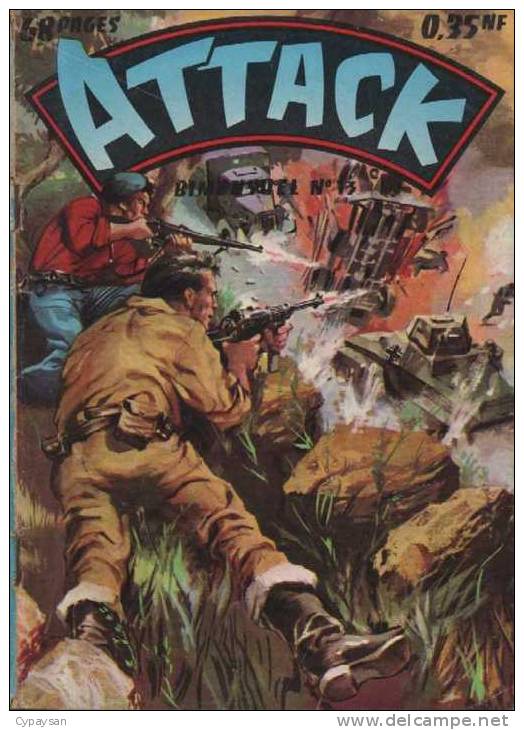 ATTACK N° 13 BE IMPERIA  02-1961 - Petit Format
