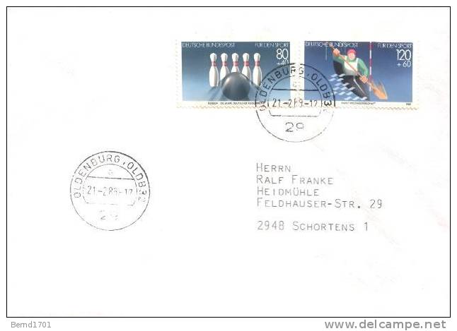 Germany - Mi-Nr 1238/1239 FDC (b349)- - 1981-1990
