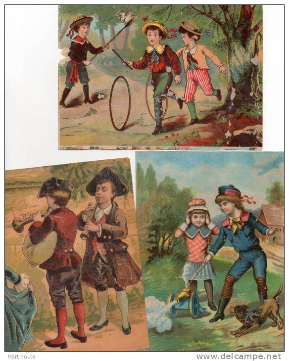 - Lot De 3  Grandes Images Anciennes - 763 - Andere & Zonder Classificatie