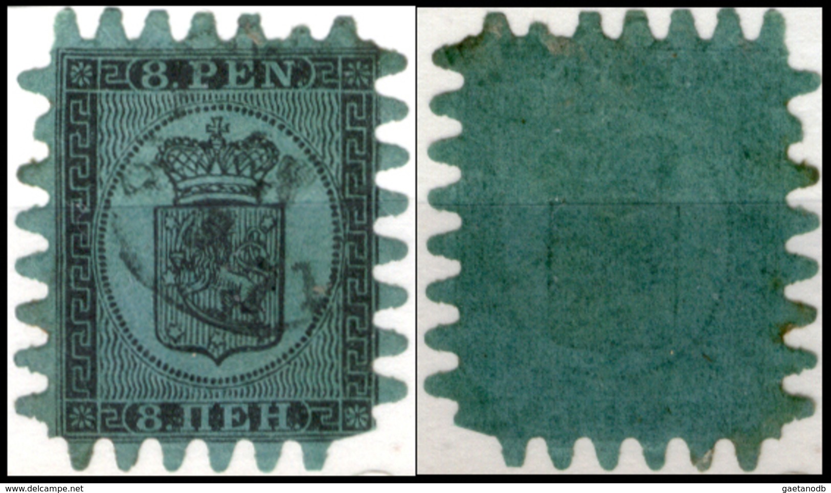 Finlandia-F001 -1866-70: Yvert & Tellier N. 6 (o) Used - Senza Difetti Occulti. - Gebruikt