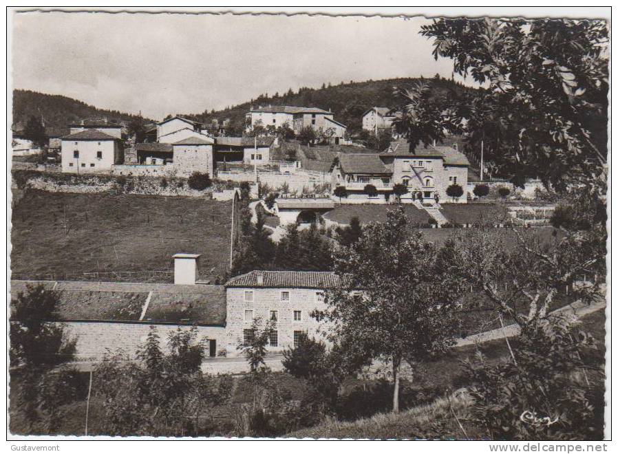 CPSM LA VILLE Vue Générale Noir Et Blanc (Coll. Christophe, Tabacs) - Autres & Non Classés