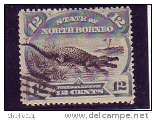 CROCODILES-12 C-NORTH BORNEO-1894-GREAT BRITAIN-COLONIES - Noord Borneo (...-1963)