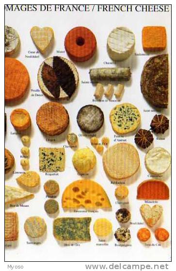 Fromages De France French Cheese Nouvelles Images PHC 1488 - Autres & Non Classés