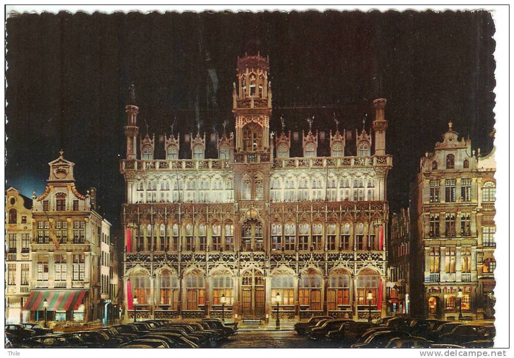 BRUXELLES - Grand'Place - Maison Du Roi - Bruxelles La Nuit