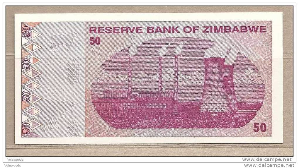 Zimbabwe - Banconota Non Circolata Da 50 Dollari - 2009 - Simbabwe