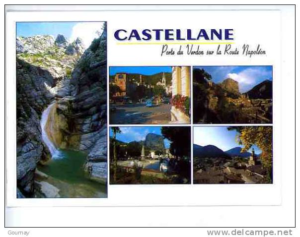 Castellane : Multivues Verdon Sur La Route De Napoléon  N° EB 196 - Castellane